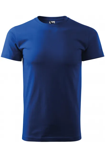 T-shirt semplice da uomo - blu reale, XS