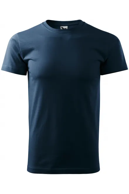 T-shirt semplice da uomo - blu scuro, XS