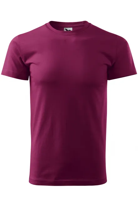T-shirt semplice da uomo - fucsia, XS