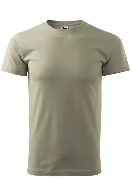 T-shirt semplice da uomo - kaki brillante, XS