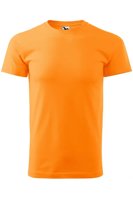 T-shirt semplice da uomo - mandarino, XS
