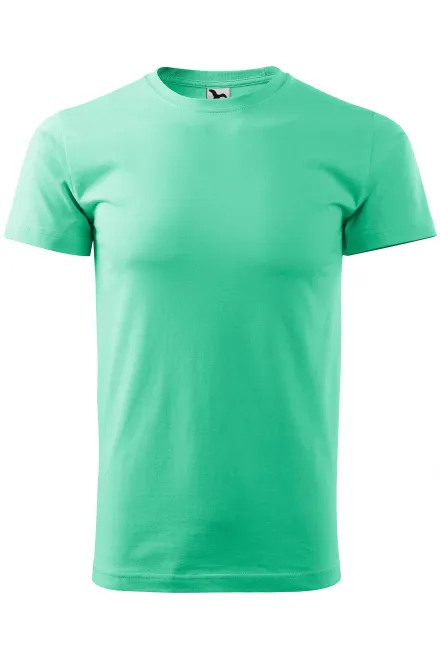 T-shirt semplice da uomo - menta, XS