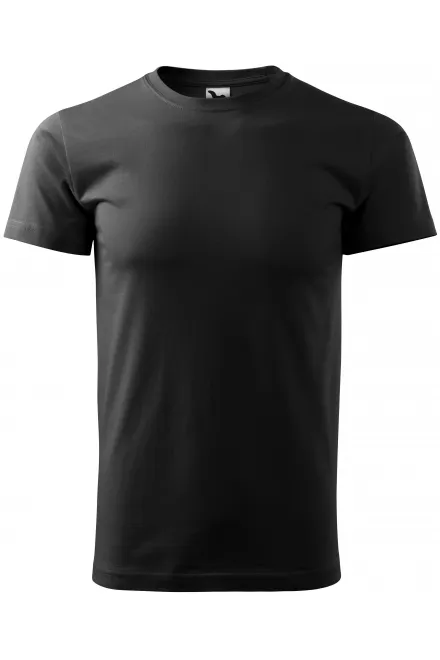 T-shirt semplice da uomo - nero, XS
