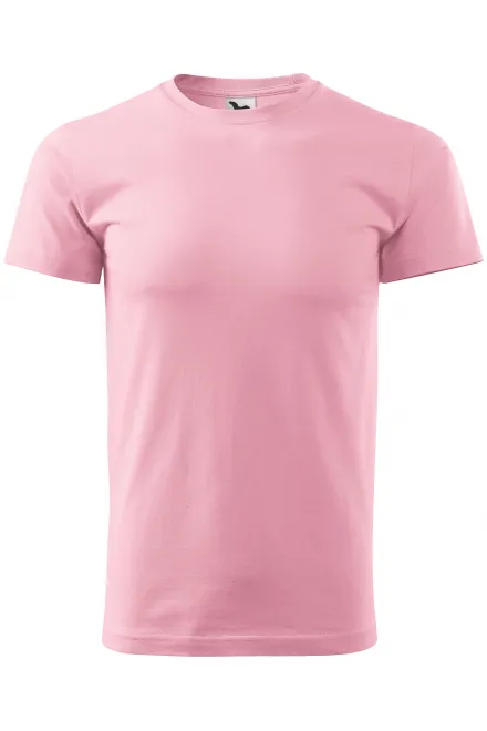 T-shirt semplice da uomo - rosa, XS