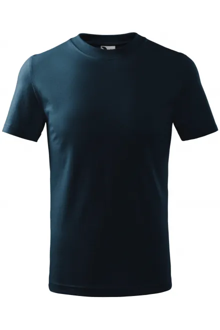 T-shirt semplice per bambini - blu scuro, 128 cm / 12 anni