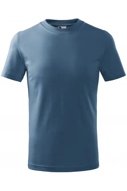 T-shirt semplice per bambini - denim, 128 cm / 12 anni