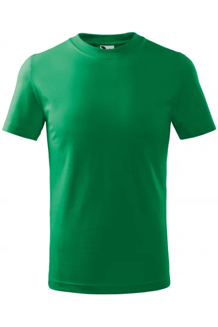 T-shirt semplice per bambini - erba verde, 128 cm / 12 anni