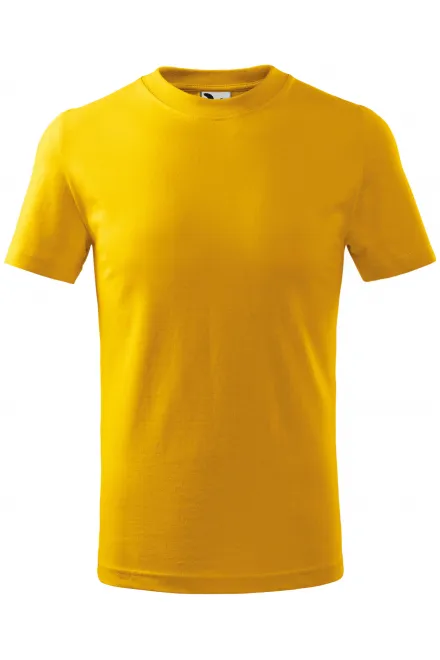T-shirt semplice per bambini - giallo, 128 cm / 12 anni