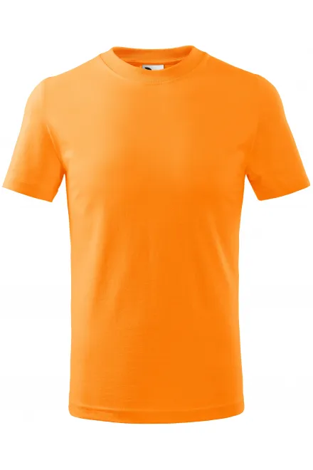 T-shirt semplice per bambini - mandarino, 128 cm / 12 anni