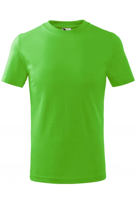 T-shirt semplice per bambini - Mela verde, 128 cm / 12 anni