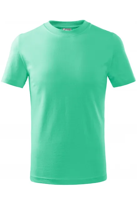 T-shirt semplice per bambini - menta, 128 cm / 12 anni