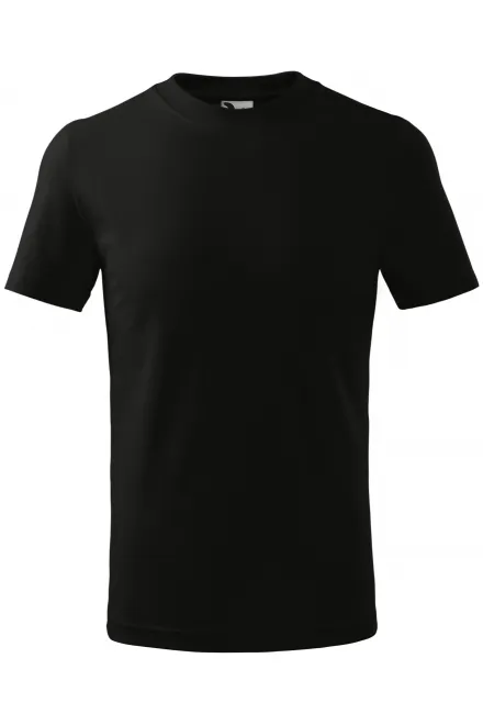 T-shirt semplice per bambini - nero, 128 cm / 12 anni